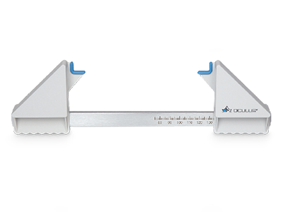 Spiegel-Exophthalmometer nach Hertel