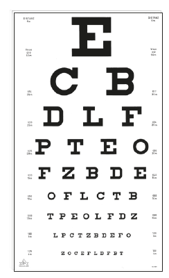 Pediatric Eye Exam Chart