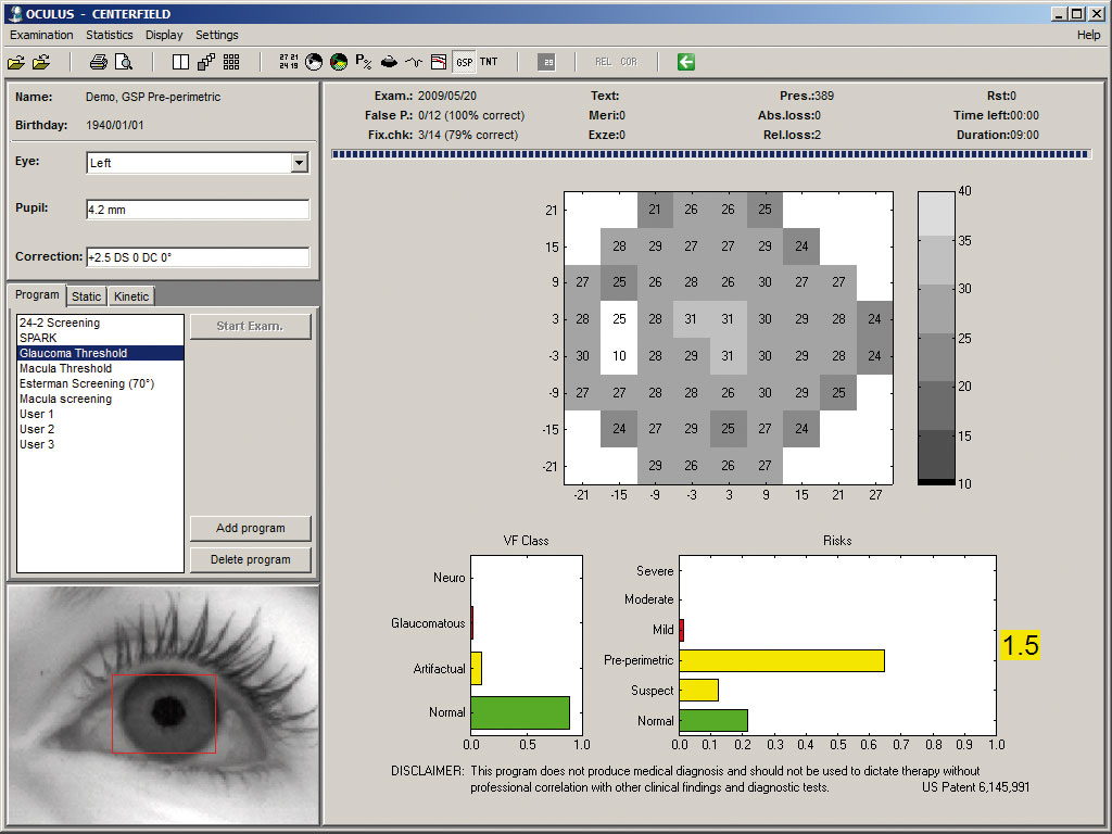 Centerfield® 2 Perimeter - Occupational Health - OCULUS, Inc.