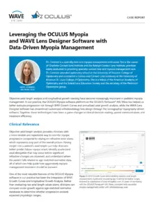 Leveraging the OCULUS Myopia and WAVE Lens Designer Software 06.2026